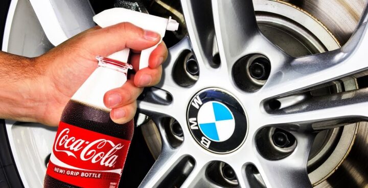 Can I clean car rims with coke?