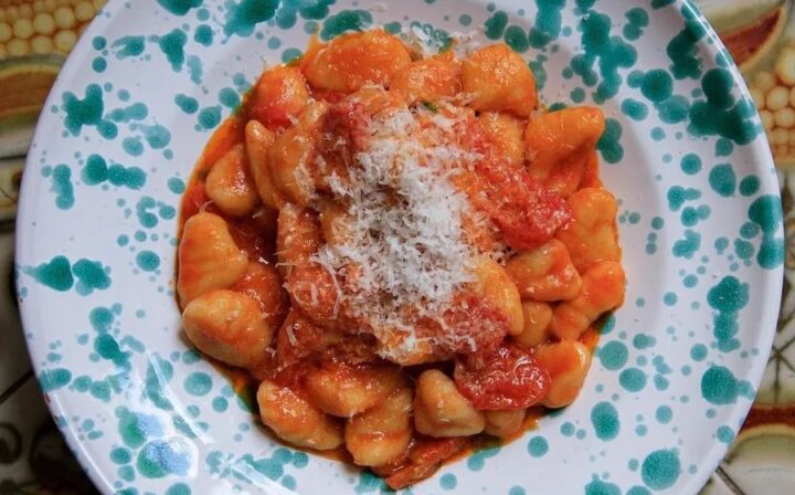 The recipe for gnocchi al pomodoro