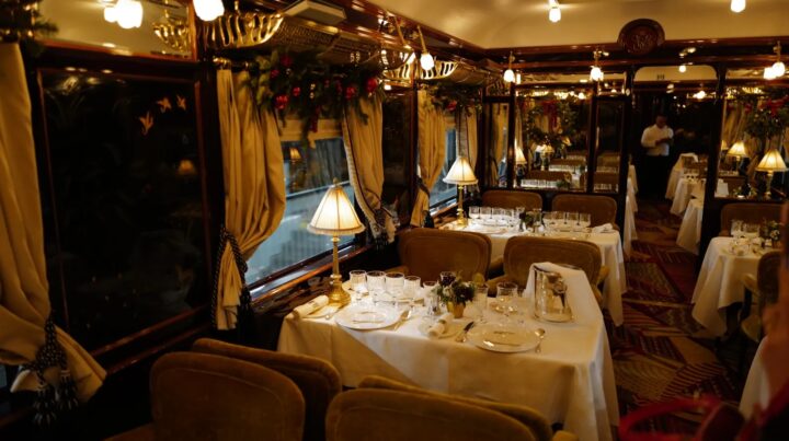 The Venice Simplon-Orient-Express train now goes to Courchevel