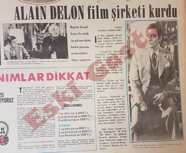 Alain Delon film şirketi kurdu