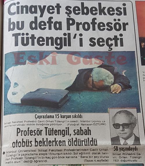 Profesör Tütengil otobüs beklerken öldürüldü! Cavit Orhan Tütengil kimdir?