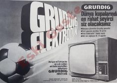 1974 yılındaki Grundig reklamı