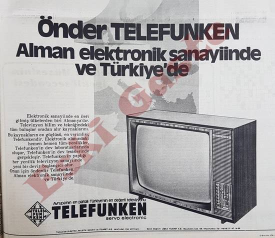 Telefunken Reklamı - Eski Reklamlar