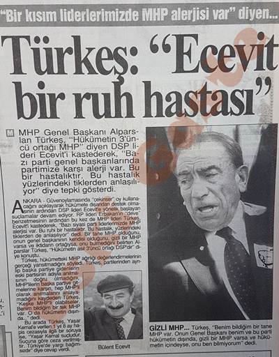 Alparslan Türkeş - Bülent Ecevit