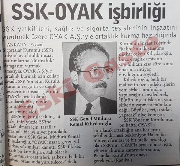 Kemal Kılıçdaroğlu - SSK