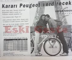 Peugeot bisiklet reklamı