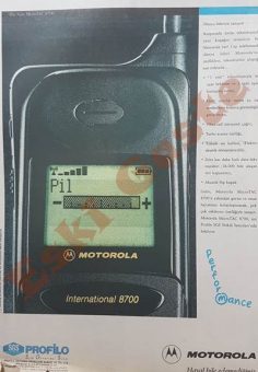 Motorola MicroTAC International 8700 reklamı
