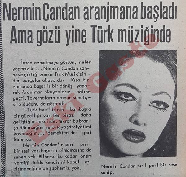 Nermin Candan aranjmana başladı ama gözü yine Türk müziğinde