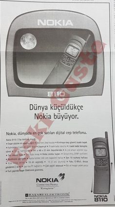 Nokia 8110 reklamı