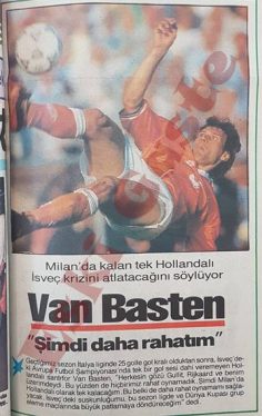 Van Basten: Şimdi daha rahatım
