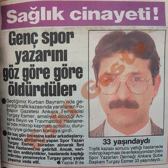 Spor yazarı Turgay Esmer hayatını kaybetti