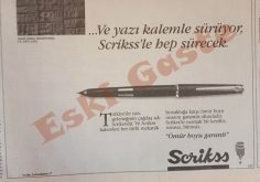 Scrikss tükenmez kalem reklamı