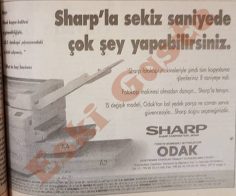 Sharp fotokopi makinesi reklamı