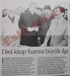Recep Tayyip Erdoğan Dini kitap fuarını açtı