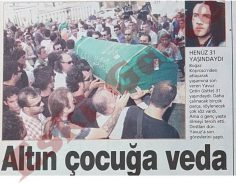 Yavuz Çetin cenaze töreni