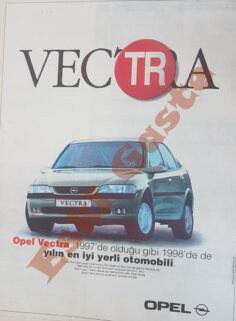 1998 Opel Vectra Reklamı
