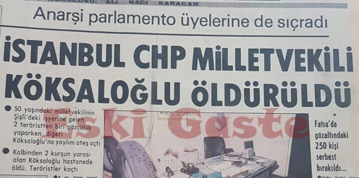 CHP Milletvekili Abdurrahman Köksaloğlu Cinayeti