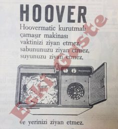 Hoover Çamaşır Makinesi Reklamı – 1967