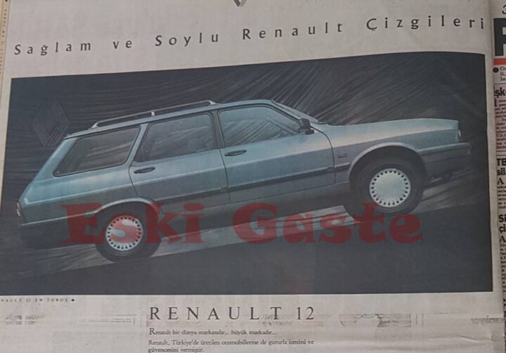 1989 Model Renault 12 Toros Reklamı