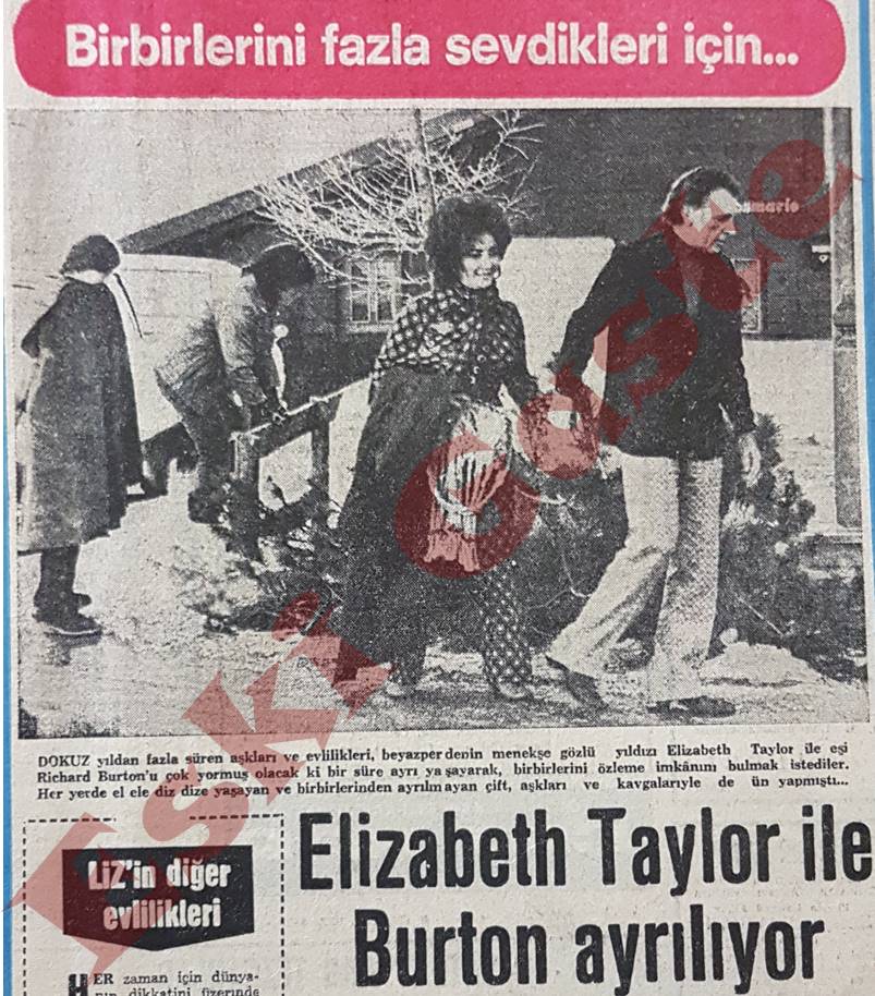 Elizabeth Taylor Richard Burton