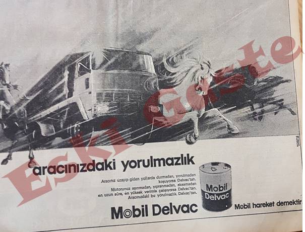 Mobil Delvac Reklamı – 1973